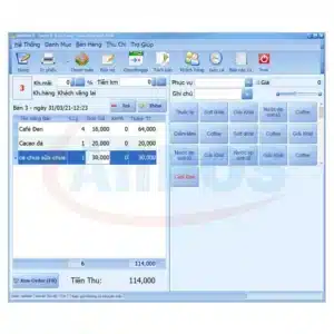 Phần mềm tính tiền nhà hàng Goodres