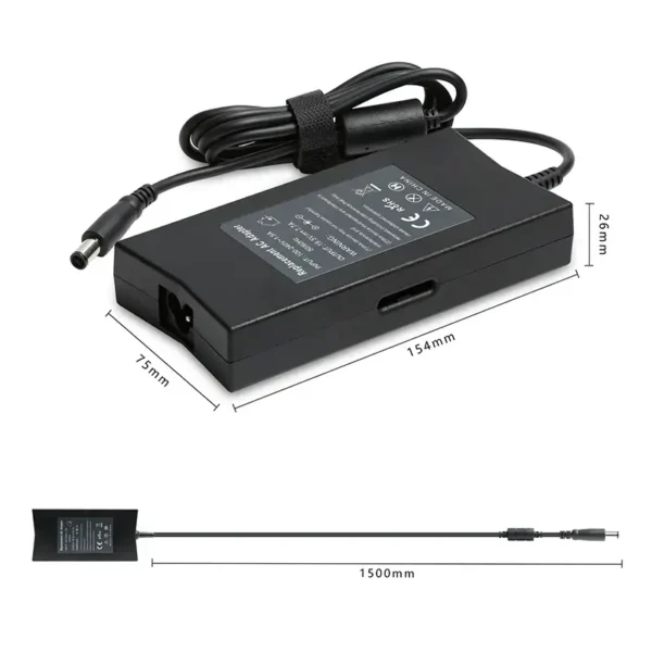 Cục sạc Dell 19.5V – 7.7A - 150W đầu kim to